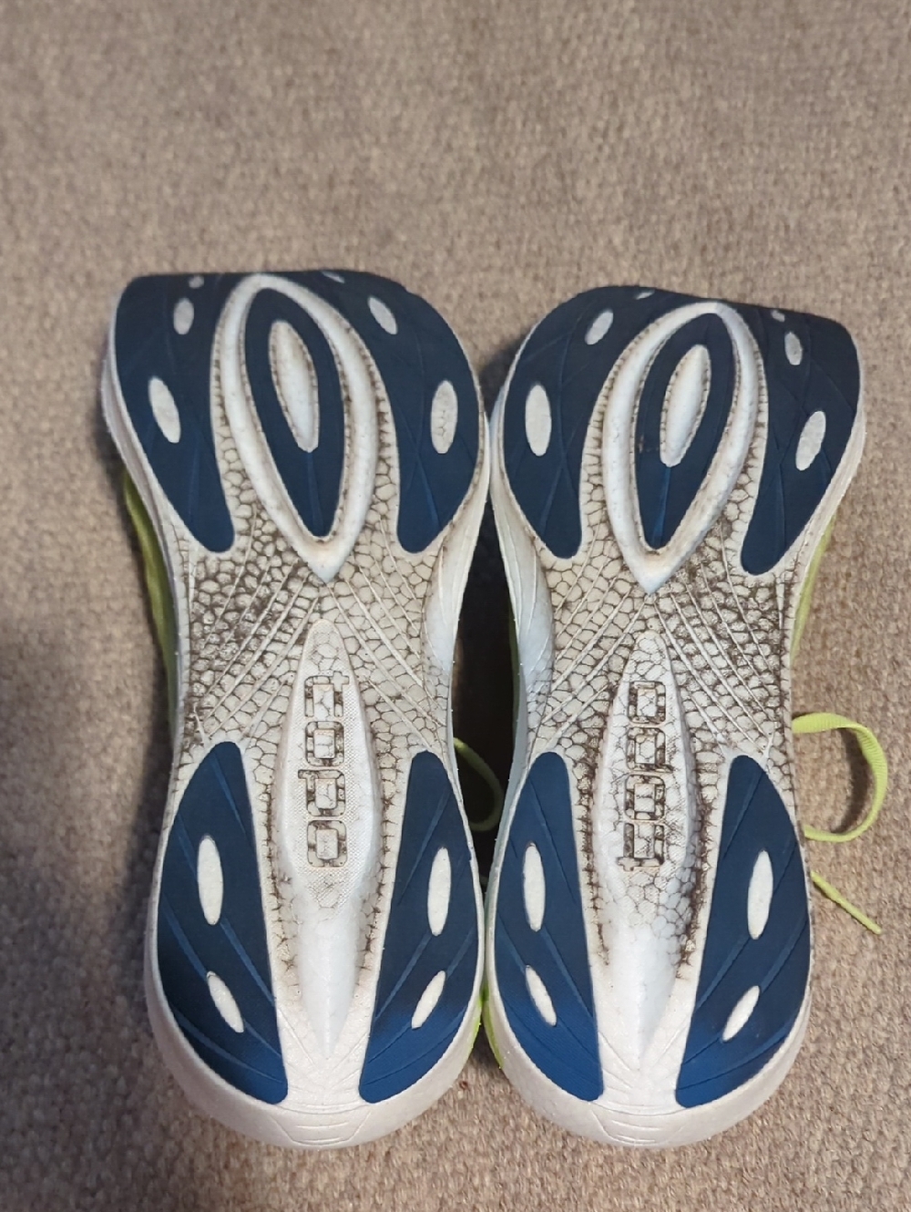 Mens Topo Athletics Specter 2 Running Shoes Blue/Green Size 12.. - Picture 9 of 9